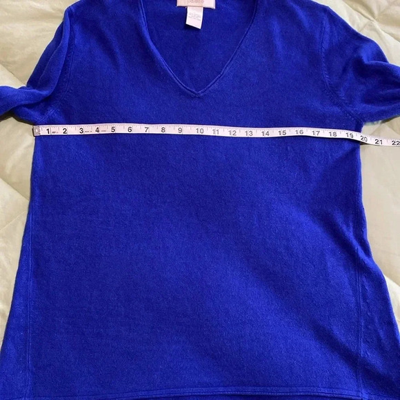 Palette Blue B Neck Tunic Sweater in Size Large. - Picture 6 of 8